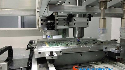 PCB板切口平整无毛边，60000转日本NAKANISHI分板机主轴可加工