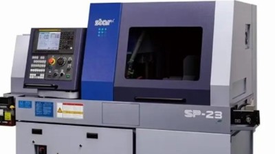 斯大SP23走心机钻0.2mm孔，加装主轴可使用60000转高频铣
