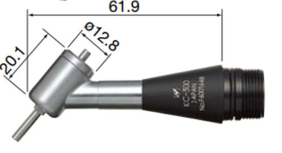 NSK转角研磨头KC-300尺寸图