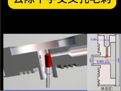 锐必克内孔刷去除十字交叉孔毛刺